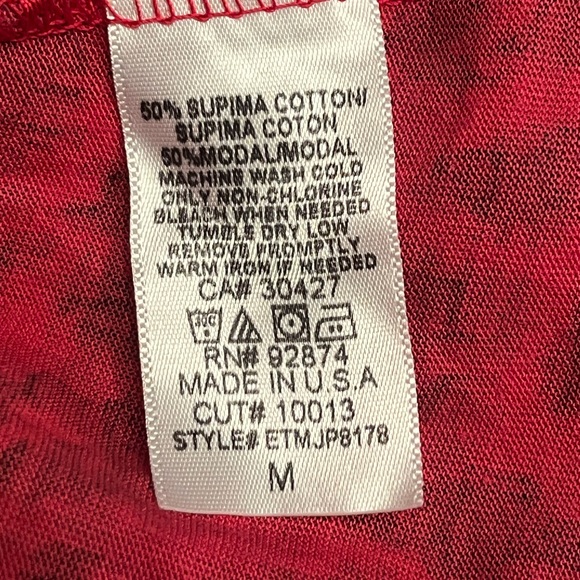 Pre-Owned Ella Moss Ruffle Racerback Tank Top - Picture 7 of 8